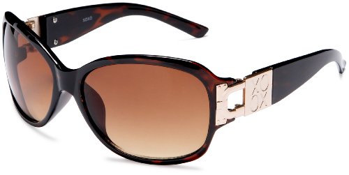 XOXO Women's Lockdown Oversized Sunglasses,Tort 