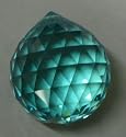 40mm Swarovski Strass Antique Green Crystal Ball Prisms
