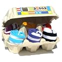 Soggs! Six Pairs Of Stars Baby Socks Packed In An Egg Box