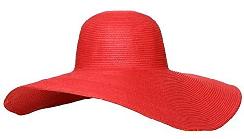 EachWell Summer Women Floppy Large Brimmed Hat Wide Beach Sun Hat Straw Cap