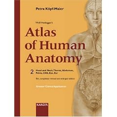Wolf-Heidegger's Atlas of Human Anatomy: Head and Neck, Thorax, Abdomen, Pelvis, CNS, Eye, Ear v. 2: English Nomenclature