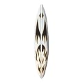 Surfboard Wall Accent - Black /White