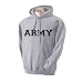 Athletic ARMY Hooded Sweatshirt - Military Style Physical Training Sweatshirt in Gray