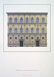 Art Poster Print - Palazzo Rucellai - Artist: Firenze - Poster Size: 23.50 X 33.00 inches