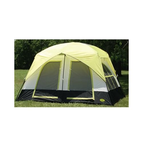 8 Person Dome Tent with Room Divider Two Room Eight Man Camping Tent