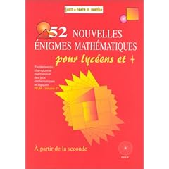 52 Nouvelles �nigmes, math�matiques, lyc�e