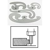 (Price/1 ST)ALVIN® 4-Piece French Curve Set FRENCH CURVE SET 4/CASE