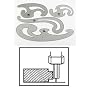 FRENCH CURVE SET 4/CASE