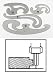 FRENCH CURVE SET 4/CASE