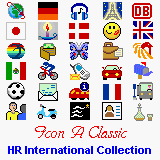 Hi-Res International Icons for Agendus, Datebk5, GreatDates, SplashID, MonthPlanner downloadable Software