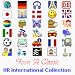 Hi-Res International Icons for Agendus, Datebk5, GreatDates, SplashID, MonthPlanner downloadable Software