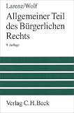 Allgemeiner Teil des B�rgerlichen Rechts