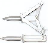 Paratrooper Knife, Stainless Handle & Blade, Double Edge