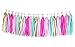 25 PCS Tissue Paper Tassel DIY Party Garland Decor for All Events & Occasions(Unicorn Pastel)