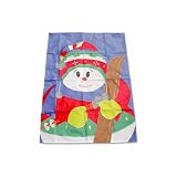 Skiing Snowman Decorative Banner - OS Brand