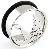 One Stainless Steel Single Flared Eyelet: 7/16" Sparrow Right (SOLD INDIVIDUALLY. ORDER A LEFT AND A RIGHT FOR A PAIR.)