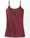Crochet-trim cami