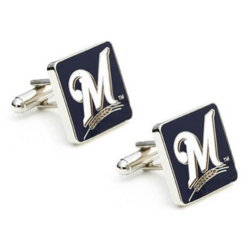 Milwaukee Brewers Cufflinks - One Size