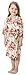 Joytton Girl's Cotton Floral Kimono Bathrobe Flower Girl Getting Ready Robe