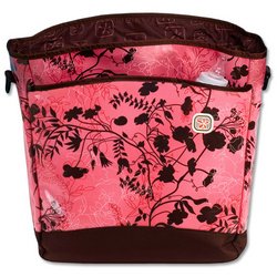 Sling Tote Diaper Bag - Botanical Coral