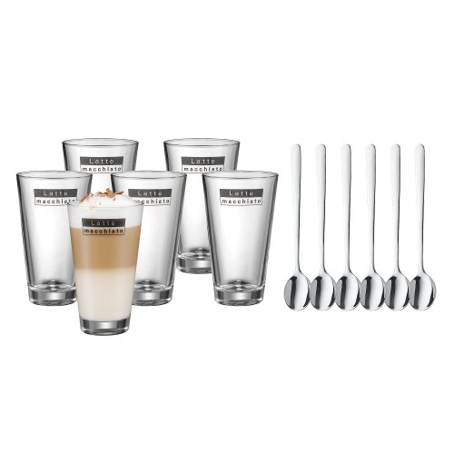 WMF 0996269999 Latte Macchiato Löffel Set 6 Stück WMF 0996269999 Latte Macchiato Löffel Set 6 Stück