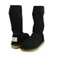 Ugg Australia Kid's Classic Tall Marquis Knit Boots Black