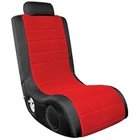 LumiSource BoomChair Gamer Video Game Chair, Red