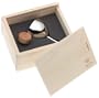 Legnoart Stainless Steel Wine Funnel in Wood Gift Box