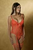 Escante Womens Stretch Lace Bustier with Hose