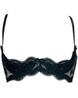 Shirley of Hollywood Plus Size Scalloped Embroidery Shelf Bra (331)