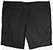 Full Blue Big Men's Cargo Shorts with Expandable Waist