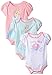 Disney Baby-Girls Cinderalla Bodysuit, Pink, 12 Months (Pack of 3)