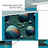Glass Beaded Access / Series M with AutoReturn Manual Screen - 10' diagonal NTSC Format Size: 7' diagonal