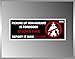 DISTRICT 9 MNU WARNING DECAL BUMPER STICKER 3" X 8"