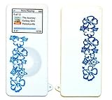 Blue Flower - iPod Nano 2nd Generation Skin Case w/ Neck Strap and Screen Protector