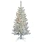 4.5' x Silver Pre-Lit Tree