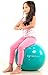 Pavandeep Exercise Ball Chair, BPA Free (Aqua Teal, XS 45cm)