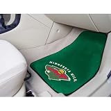 National Hockey League Minnesota Wild Printed Carpet Car Mats