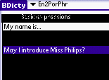 English to Portuguese Phrasebook downloadable Software