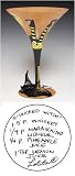 LOLITA Love My MARTINI GLASS Wicked Witch HALLOWEEN New