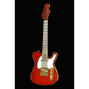 Telecaster Electric Guitar Pin Red