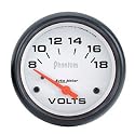 Auto Meter 5791 Phantom Short Sweep Electric Voltmeter Gauge