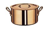 Paderno World Cuisine 45307-24, Sauce Pot, Copper, Bronze 6 3/8 Qts