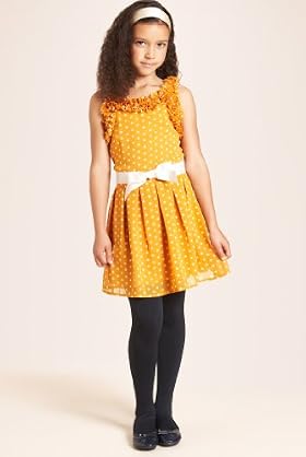 Autograph Scoop Neck Ruffle Spot Dress