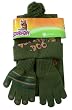 Warner Brother's Scooby Doo Gloves Hat Scarf Set - Green 3 Piece Scarf Set