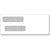 250 Quickbooks Double Window Security Check Envelopes - Designed for Checks