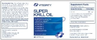 Super Krill Oil - 100% Superior, Pure Krill Oil with the Highest Levels of Epa, DHA and Astaxanthin - 60 Softgels