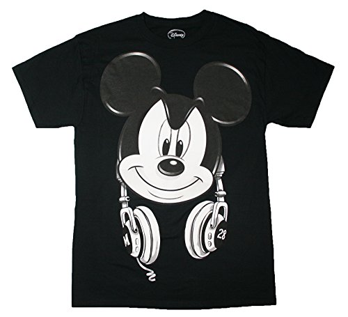 Mickey Mouse Headphones Men's Graphic T Shirt