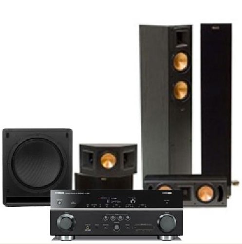 Klipsch Speaker Bundle, Yamaha RX-V867 Receiver, & Klipsch SW-112 Subwoofer BDL