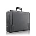 Solo Classic Collection Leather Laptop Attache Case for Computers up to 16 Inches, Black (488-4)
